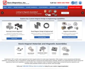 Duramag.com(Custom Magnets and Magnetic Assemblies) Screenshot