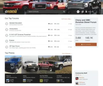 Duramaxforum.com(Chevy and GMC Duramax Diesel Forum) Screenshot