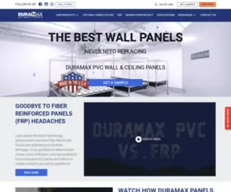 DuramaxpVcpanels.com(Duramax PVC Wall Panels) Screenshot