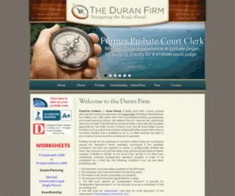 Duranfirm.com(Fixed-Fee Dallas Probate Attorney) Screenshot