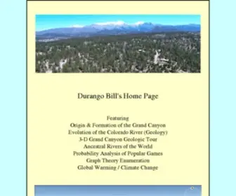 Durangobill.com(Durango Bill's) Screenshot