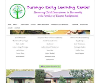 Durangoearlylearning.com(Durango Early Learning Center) Screenshot