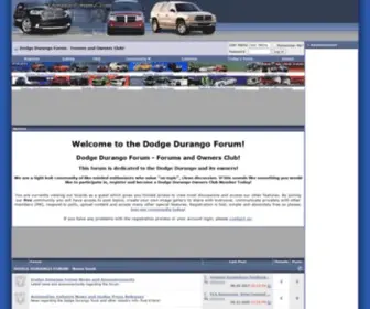 Durangoforumz.com(Dodge Durango Forum) Screenshot