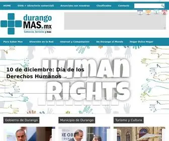 Durangomas.mx(Durango) Screenshot