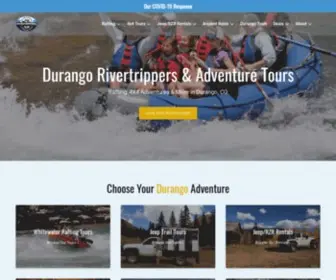 Durangorivertrippers.com(Durango Rivertrippers & Adventure Tours) Screenshot