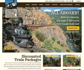 Durangosilvertonrailroad.com(Durango & Silverton Railroad Reservations) Screenshot