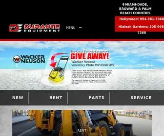 Duranteequip.com(Durante Equipment) Screenshot