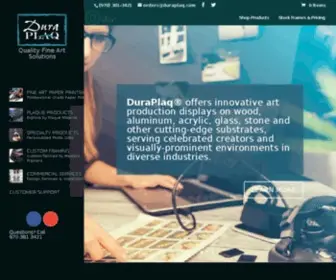 Duraplaq.com(Quality Fine Art Solutions) Screenshot