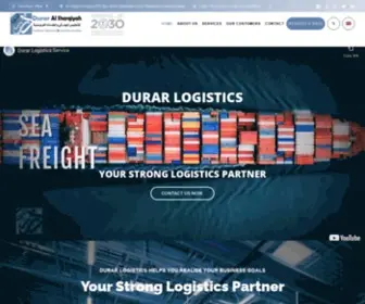 Durarlogistics.com(Durar Logistics Home) Screenshot