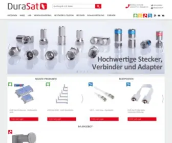 Durasat.de(Dura-Sat GmbH & Co.KG Hersteller und Satelliten) Screenshot