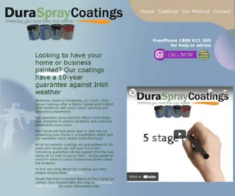 Duraspraycoatings.ie(House Painting and Spraying) Screenshot