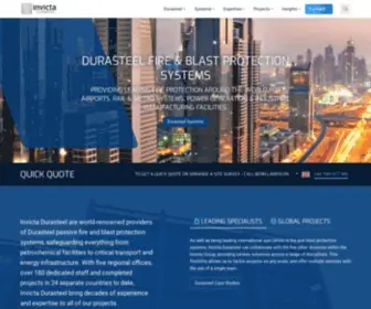 Durasteel.net(World-leading installers of Durasteel 2 and 4-hour passive fire protection systems) Screenshot