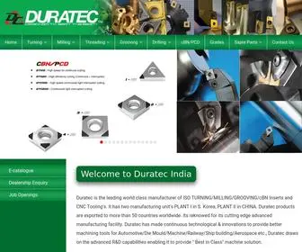 Duratecindia.com(Duratec India) Screenshot