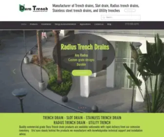 Duratrench.com(Trench Drains) Screenshot