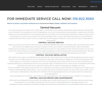 Duravac.com(Central Vacuum) Screenshot