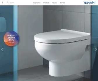 Duravit.com(High Quality Bathroom Furniture) Screenshot
