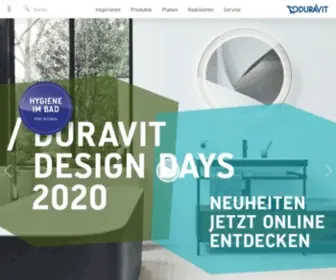 Duravit.de(Design Badmöbel & Badkeramik für Ihr Zuhause) Screenshot