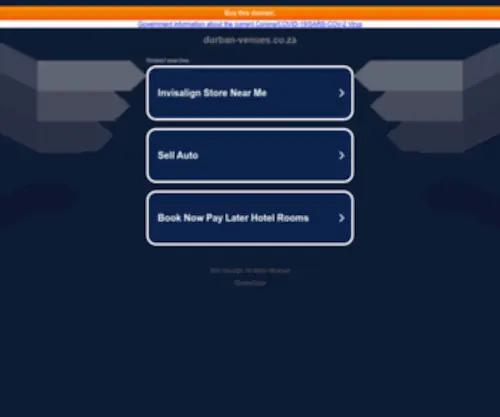 Durban-Venues.co.za(Kwazulu natal accommodation) Screenshot
