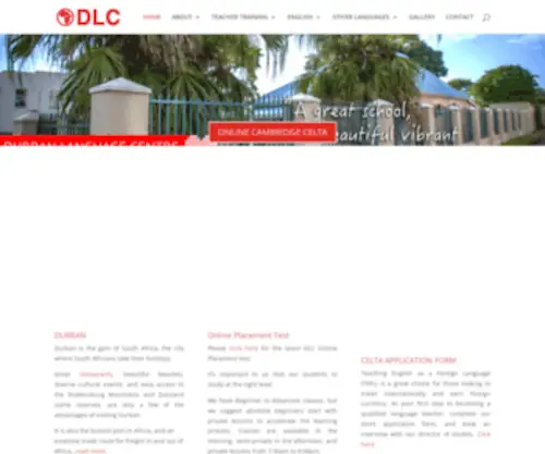 Durbanlanguage.com(Durban Language Centre) Screenshot