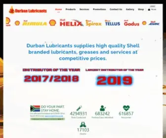 Durbanlubes.co.za(Durban Lubricants) Screenshot