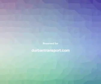 Durbantransport.com(Home of Durban Transport) Screenshot