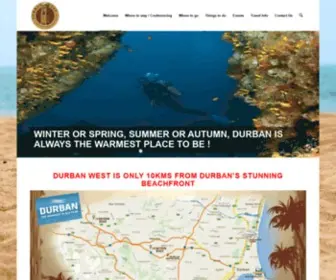 Durbanwest.co.za(Durban West Tourism) Screenshot
