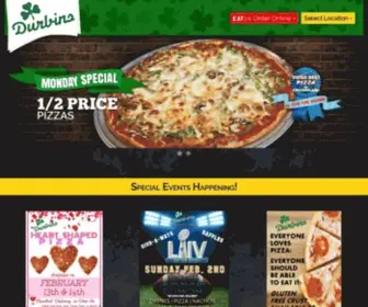 Durbinspizza.com(Durbins Pizza) Screenshot