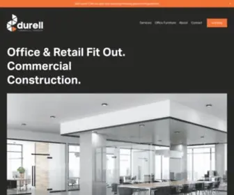 Durell.co.nz(Durell Commercial Interiors) Screenshot