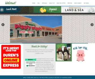 Durenspigglywiggly.com(Duren's Piggly Wiggly Grocery Supermarket) Screenshot