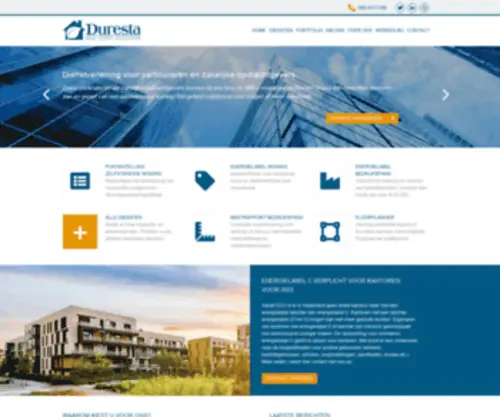 Duresta.nl(Gecertificeerd Vastgoed Inspectie) Screenshot