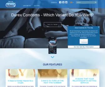 Durex.com.bd(Durex Condoms Bangladesh) Screenshot