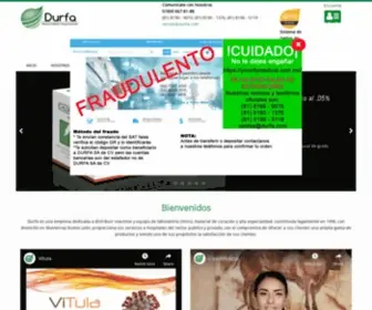 Durfa.com(Comercializadora de Insumos Médicos) Screenshot