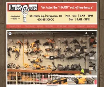 Durfeehardware.com(Durfee Hardware) Screenshot