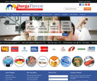 Durgafinvest.com(Personal Loan in Delhi) Screenshot