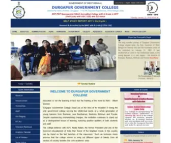 Durgapurgovtcollege.in(DURGAPUR GOVERNMENT COLLEGE) Screenshot