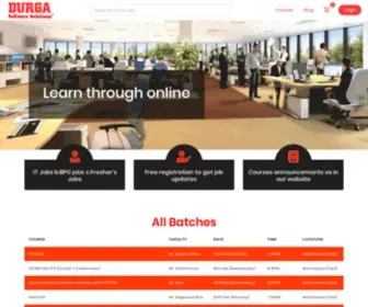 Durgasoftonline.com(Durga Software Solution) Screenshot