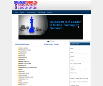 Durgasoftonlinetraining.com(Durga Online Training) Screenshot