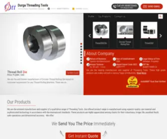 Durgathreadingtools.co.in(Durga Threading Tools) Screenshot