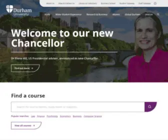 Durham.ac.uk(Durham University) Screenshot