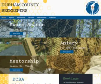 Durhambeekeepers.org(Durham County Beekeepers) Screenshot