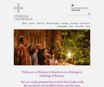 Durhamcathedral.co.uk(Durham Cathedral) Screenshot