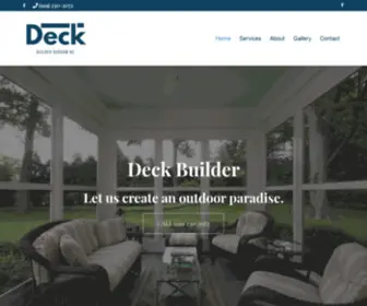 Durhamdeckbuilders.com(Composite Decking Durham) Screenshot