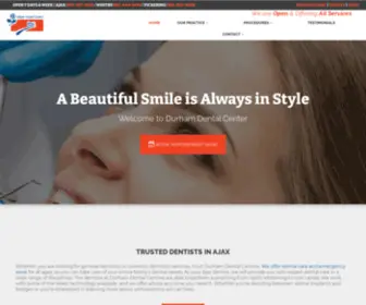 Durhamdental.ca(Dentist in Ajax) Screenshot