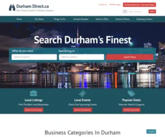 Durhamdirect.ca(Durham business directory) Screenshot
