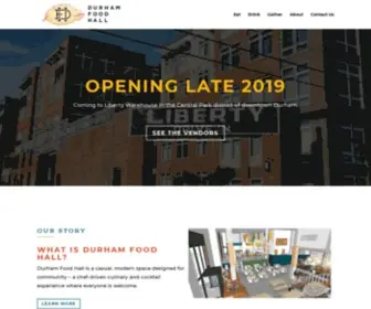 Durhamfoodhall.com(Durham Food Hall) Screenshot