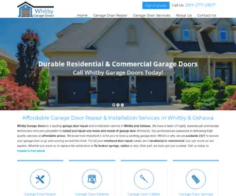 DurhamGaragedoors.ca(Garage Door Repair Whitby) Screenshot