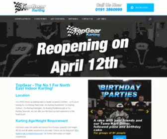 Durhamkarting.co.uk(TopGear Karting) Screenshot