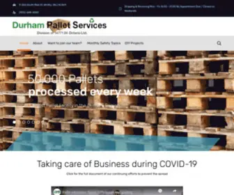 Durhampallet.com(Durham Pallet Service) Screenshot