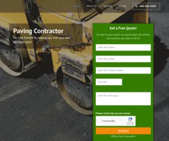 Durhampavingcontractors.com(Paving Contractor City) Screenshot