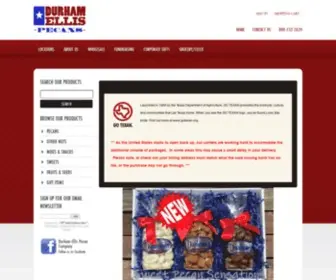 Durhampecan.com(Durham-Ellis Pecan) Screenshot